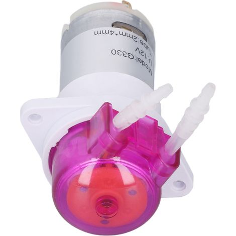 Mini-Gleichstrom-Mikrozirkulationspumpe, elektrisch, selbstansaugende Flüssigkeitsdosierpumpe, 5000 U/min, 12 V, 58 ml/min, 250 A (1/5)