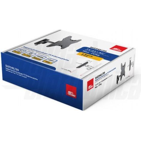 Support tv électronique alpha su2342/20 - pivotant avec bras amovible 23