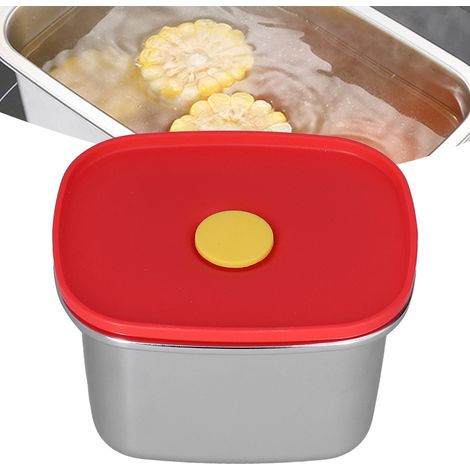 Kühlschrankbehälter, luftdichte Lunchbox, Gefrierbehälter, Tianxiang-Aufbewahrungsbehälter: rot, 550 ml (1/5)