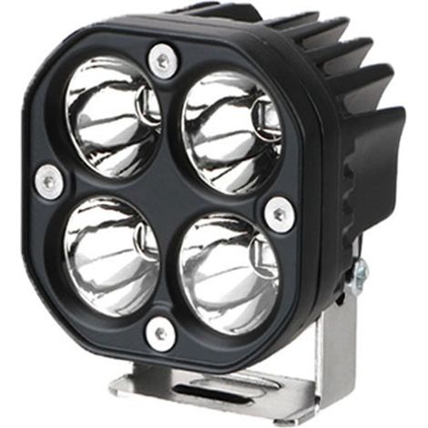Phare de travail LED 3 pouces 40W étanche en aluminium super lumineux pour camions et voitures - Feu blanc (1/5)