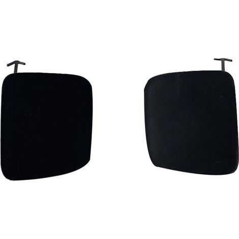 Coppia di profili di rivestimento per la copertura della presa d'aria del paraurti anteriore per ganci di traino Scion TC 2011-2013, codici 52128-21901 e 52127-21902.