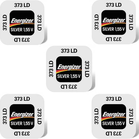 .5 piles Energizer 373LD.
