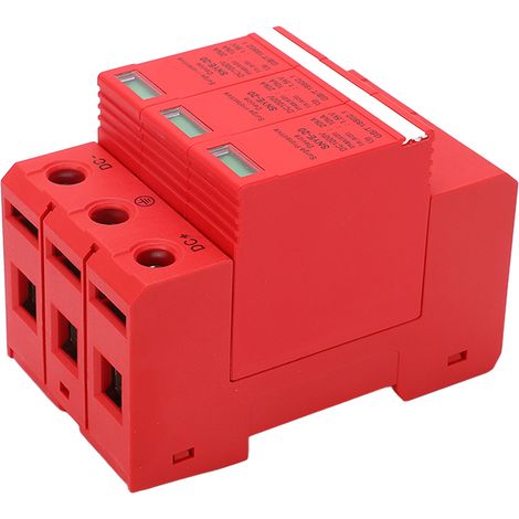 Parafoudre DC 1000V 3P Ignifuge Anticorrosion Orange pour Tableau de Distribution (1/5)