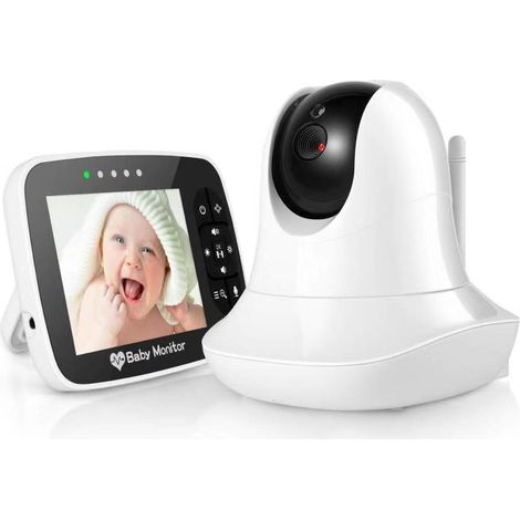 Interphone vocal pour bébé 2,4 GHz de 3,5 pouces (8,9 cm) - Vente directe (1/5)