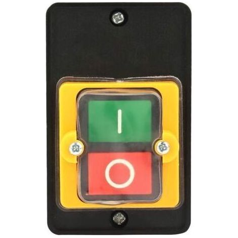 Pair Interrupteur de commande étanche KA0-5H interrupteur à bouton-poussoir marche/arrêt AC 220V/380V 10A interrupteur à bouton-poussoir avec Base (1/5)