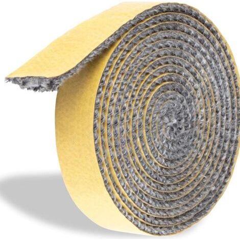 Joint haute température en fibre de verre 2m – Résistant à 550 °C – Largeur 15mm, épaisseur 3mm – Pour cheminées et poêles