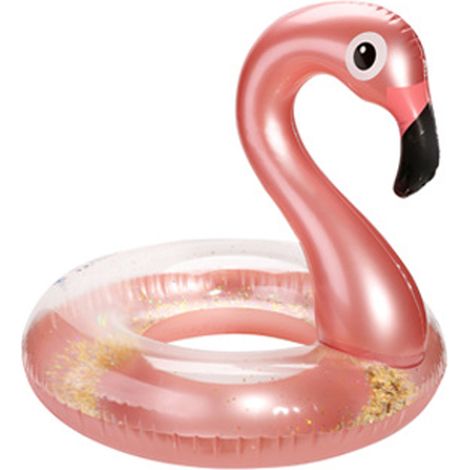 1 Bouée licorne, PVC résistant, paillettes intégrées, gonflage rapide, piscine plage fête (1/5)