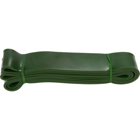 GARRYFIZH Bande de fitness en latex de 45 mm, 15 à 125 lb, élastique, entraînement d'étirement, aide à la traction, pour hommes et femmes, entraînement de force, vert (1/5)
