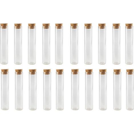 20 flaconi in vetro da 25 ml con tappo ermetico, per oli essenziali cosmetici. (1/5)