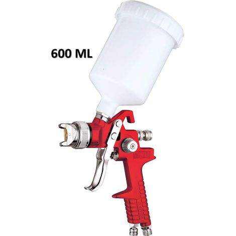 Pistolet à Peinture Pneumatique Triple Réglage HVLP 600ml Buse 1,4mm