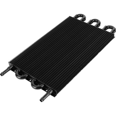 Universeller 6-reihiger Aluminium-Motorölkühler-Satz, externer Kühlkühler für das Getriebe (1/5)