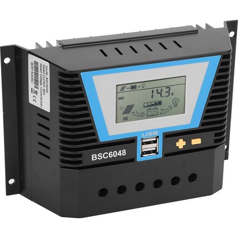 Contrôleur solaire multifonctionnel pour batteries diverses BSC6048 60A 12V 24V 36V 48V (1/5)