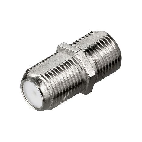 Raccord F à visser femelle/femelle pour câble coaxial – Connecteur TV et satellite – Compatible TNT – 7 mm – Hdsat