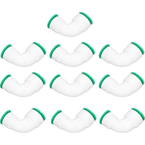 Raccord coudé réducteur PPR à visser 10 pièces 25x20mm/1x0,8po pour irrigation, connecteur de tuyau d'eau renforcé prêt à poser (1/5)