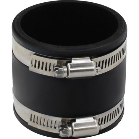 Manchon en caoutchouc flexible pour aspirateur sciure copeaux bois raccord tuyau avec collier serrage pour tuyau pvc fonte vidange manchette souple plomberie coude ID40 OD50 hauteur70mm (1/5)