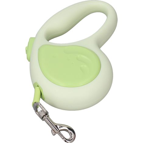 Laisse rétractable pour chien avec frein automatique à une main, ergonomique et résistante, idéale pour les promenades, les voyages et l'éducation. (1/5)