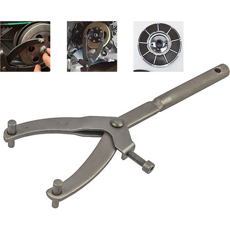 Clé d'embrayage en forme de Y pour réglage, outil de démontage d'embrayage fiable et durable pour magnéto de moto (1/5)