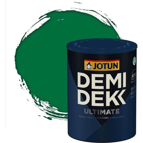 Peinture Bois - DEMI DEKK ULTIMATE - Lasure Opaque Satinée - RAL 6029 - 0,75L (1/2)