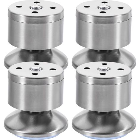 4 Pieces Adjust Furniture Steel Leveling Cabinet Kitchen Support