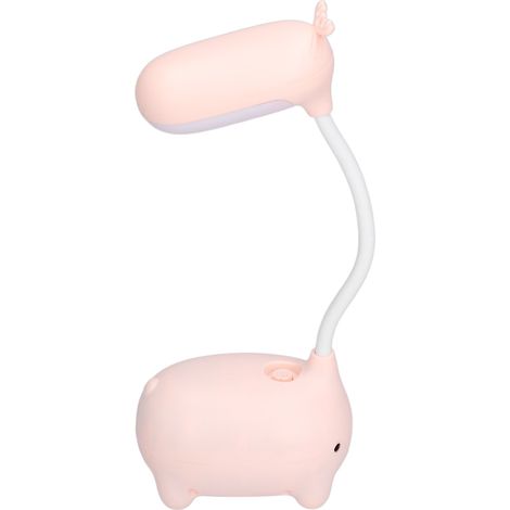 Lampe de bureau pliable LED à motif animal de dessin animé, veilleuse rechargeable protégeant les yeux (1/5)