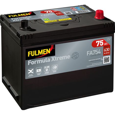 Batterie FULMEN Formula XTREME FA754 12v 75AH 630A D26D (1/3)