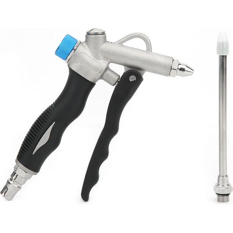 Yosoo Outil de Nettoyant de Buse Pneumatique, Atomiseur d'air comprimé DG-20 avec Régulateur, Poignée Ergonomique pour Le Confort, adapté à la Voiture, à l'ordinateur, au Nettoyage des équipements. (1/5)