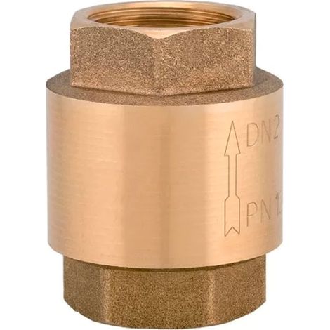 VALVOLA DI RITEGNO A MOLLA F/F CON OTTURATORE METALLICO 1""1/4 DN32 - PN18 (1/2)