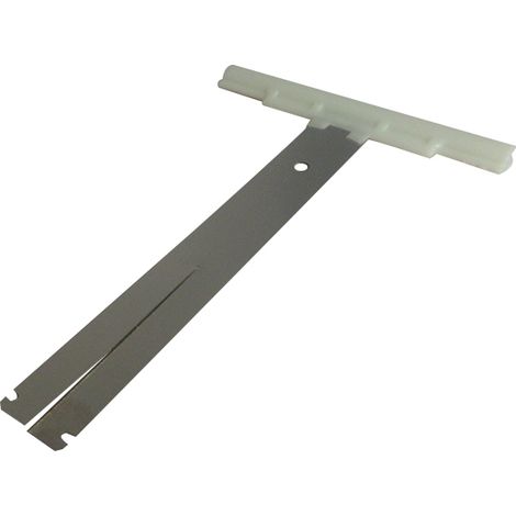 Zurfluh Feller – Attache tablier à clipper pour volet roulant – Lame inox 142mm – P.A. renforcé avec 13% fibre de verre – Pour tube ZF45/ZF54