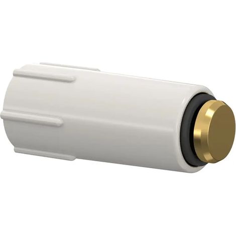 Flamco Bouchon de construction av. filetage en laiton, blanc G1/2a plastique, MS, F22307