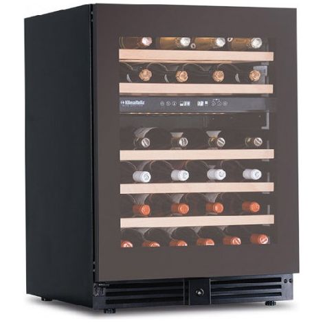 Cave à vin ventilée à double température Modèle CW46G2TB pour 46 bouteilles de 0,75 L. - KlimaItalia
