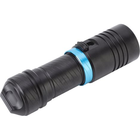 Lampe torche de plongée 5000 lm, étanche IPX8 jusqu'à 100 m de profondeur, à intensité variable, LED L2, pour la plongée sous-marine. (1/5)