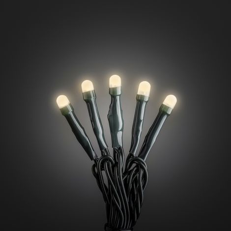 Konstsmide Micro LED Lichterkette gefrostet Innen 35 bernsteinfarbene Dioden 5,3 m Lichterkette (1/2)