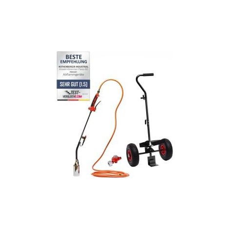 ROTHENBERGER Industrial 2pezzi bruciatore riscaldante ECO Piezo & carrello portabombole nel set – 1500005295 (1/5)