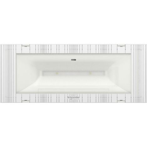 Schneider Electric – Bloc éclairage de sécurité Pyros ESI EV IP42 – Autotest – DEL 2 x 1.2W – Pour espaces confinés (1/10)