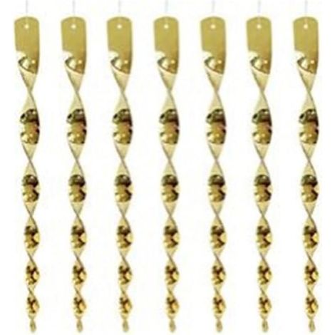 Bâtonnets anti-oiseaux dorés de 30 cm, commande rotative décorative, éloignent efficacement les oiseaux, lot de 10 bâtonnets (1/5)