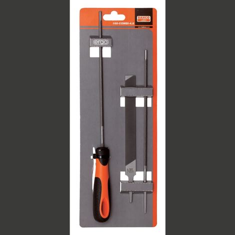 Bahco 168-COMBI-4.8 Kettensagefeile-Set, Ergo manche, 200mm Ø 4,8mm 1 pc(s) (1/3)