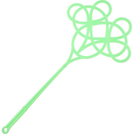 Spatule à dépoussiérer pour courtepointes à long manche ornée de quatre fleurs colorées (1/5)
