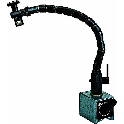 Metrica 46020 Base Magnetica Snodata, H 370 mm, 45 Kg per Comparatore