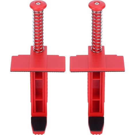 Lot de deux règles de mesure pour maçonnerie avec protection anti glisse outil de nivellement pour pose de briques et de carreaux