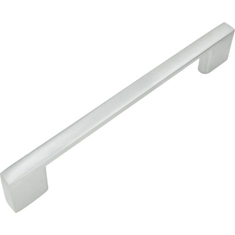 Silberner Möbelgriff 128 mm Metall (1/5)