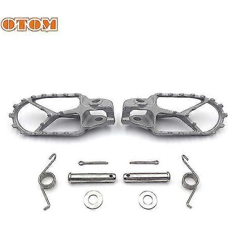 Motorrad-Fußrasten, Fußrastenbolzen-Klemme, Federfußrasten, Edelstahlpedale für KTM EXC, SX, XCW, Husqvarna FE, TC, TE, TX, FX – 1 Set