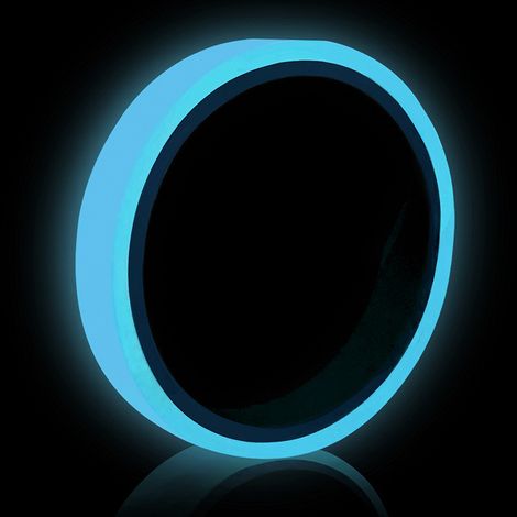 Ruban fluorescent bleu - 10 mm x 10 m - Réfléchissant lumineux (1/5)