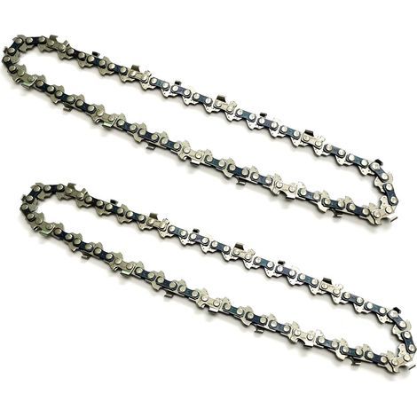 2Pièces 6 pouces chaînes de scie à chaîne pour mini tronçonneuse rechargeable à main chain,Pas de la chaîne1/4,Jauge de la chaîne 0.043/1.1mm,Maillons d'entraînement 37DL,Longueur de coupe utile15cm (1/5)