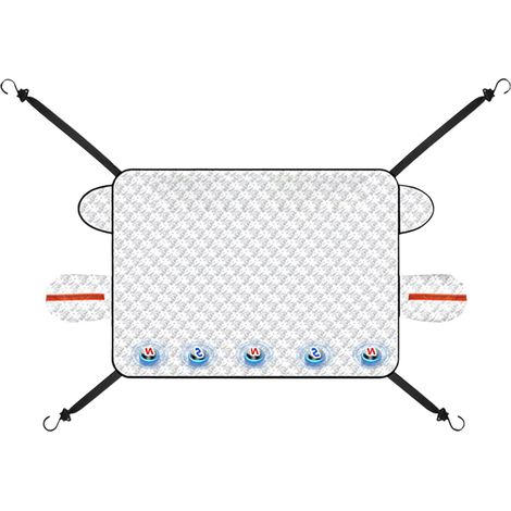 Housses de Pare-Brise de Voiture – Couverture de Pare-Brise de Neige avec Bords magnétiques, 3 Couches de Protection imperméable et antigel pour Pluie, Soleil, Automobile, VUS, Camion, Camping-Car (1/5)