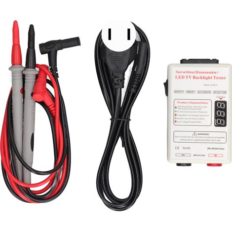 Testeur de rétroéclairage LED portable, 85V-265V, avec démarrage progressif et écran libre, pour réparation TV, prise américaine. (1/5)