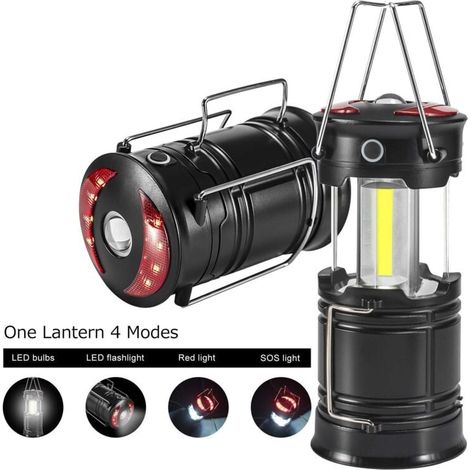 [NEVER USED] Hand Crank Solar Camping Lantern, Ultra Bright Portable LED Flashlight (1/4)
