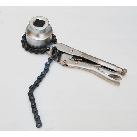 PINZA MORSETTO AUTOBLOCCANTE REGOLABILE A CATENA GRIP FILTRO OLIO AUTO 500MM