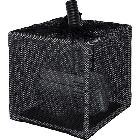 Boîte de filtration de bassin, système de filtration anti-obstruction avec support et sac pour pompes de bassin, 25,4 cm (1/5)