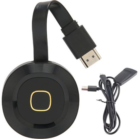 Adaptateur d'affichage sans fil, interface multimédia HD, récepteur d'affichage WiFi 5G 2,4G, compatible DLNA, Miracast et Airplay (1/4)