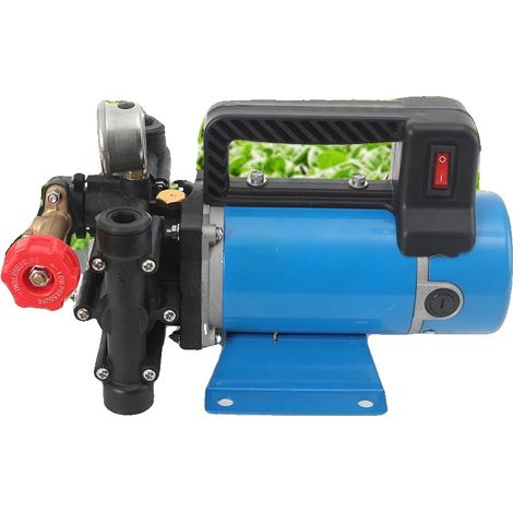 Bomba eléctrica agrícola de alta presión, 200 W, 24 V, caudal de 16 L/min, presión ajustable de 0 a 30 kg, alcance de succión de 3 a 5 metros. (1/5)